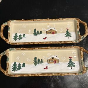 HEARTLAND BY ST. NICHOLAS SQUARE RECTANGULAR TREAT TRAY‎ 2